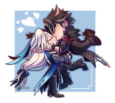 Complex Shading + Additional Characters + Complex Design + No Background