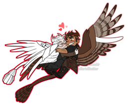 Flat Coloured + Additional Characters Complex Design + No BG