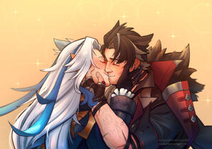 Bust + Additional Characters + Complex Design